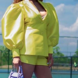 Summer Love - Yellow  Tailored Blazer